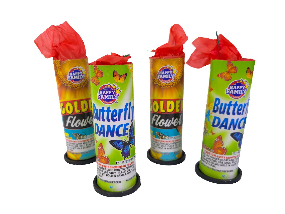 Assortment Fountain (Golden Flowers & Butterfly Dance)