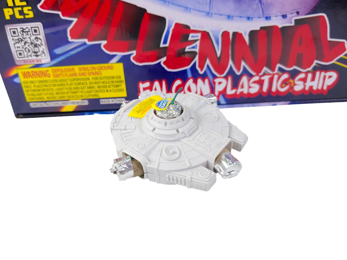 Millennial Falcon Plastic Ship